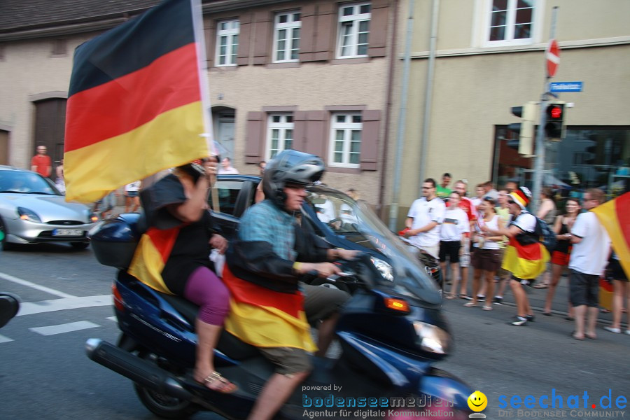 WM-2010: Deutschland-Argentinien (4:0): Singen, 03.07.2010