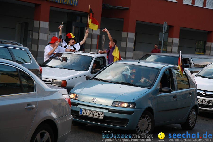 WM-2010: Deutschland-Argentinien (4:0): Singen, 03.07.2010