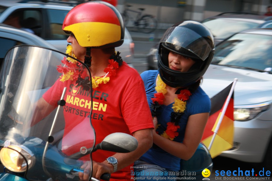 WM-2010: Deutschland-Argentinien (4:0): Singen, 03.07.2010