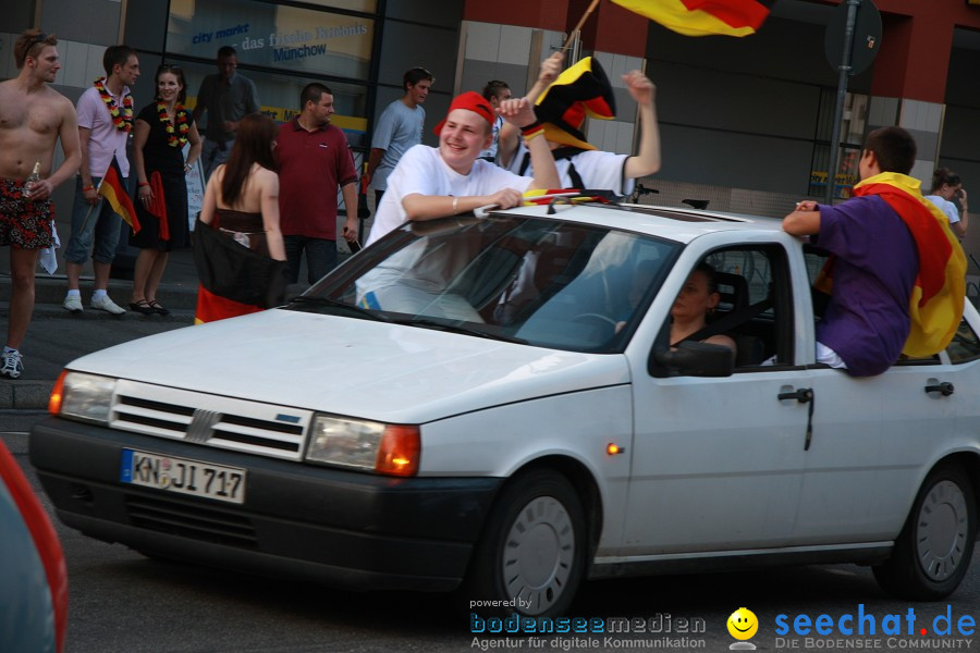 WM-2010: Deutschland-Argentinien (4:0): Singen, 03.07.2010