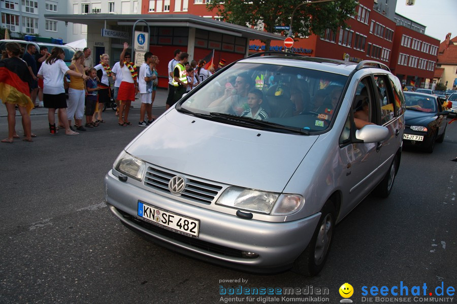 WM-2010: Deutschland-Argentinien (4:0): Singen, 03.07.2010