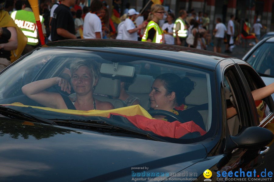 WM-2010: Deutschland-Argentinien (4:0): Singen, 03.07.2010