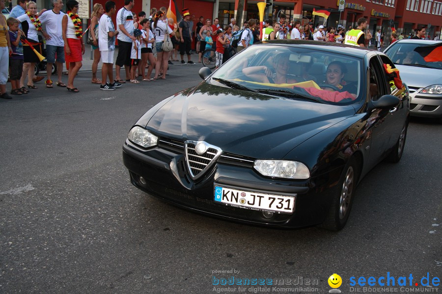 WM-2010: Deutschland-Argentinien (4:0): Singen, 03.07.2010