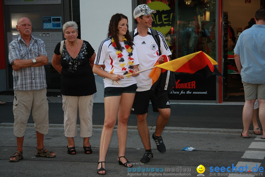 WM-2010: Deutschland-Argentinien (4:0): Singen, 03.07.2010