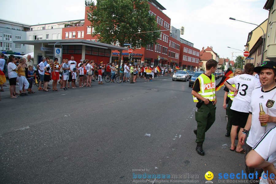 WM-2010: Deutschland-Argentinien (4:0): Singen, 03.07.2010