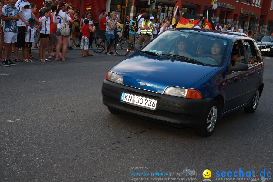 WM-2010: Deutschland-Argentinien (4:0): Singen, 03.07.2010