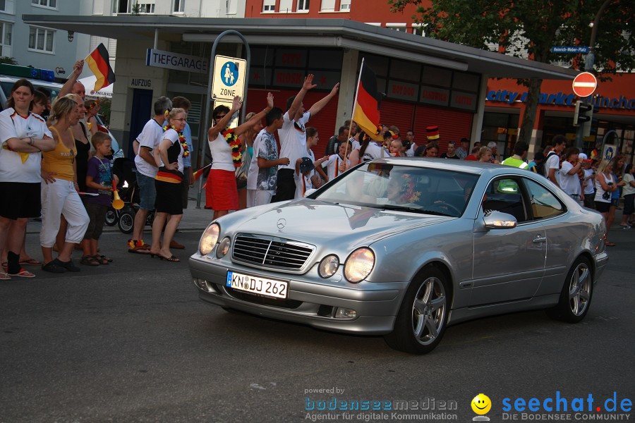 WM-2010: Deutschland-Argentinien (4:0): Singen, 03.07.2010