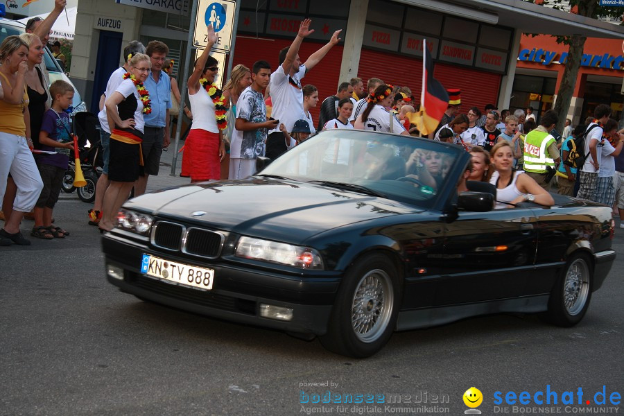 WM-2010: Deutschland-Argentinien (4:0): Singen, 03.07.2010