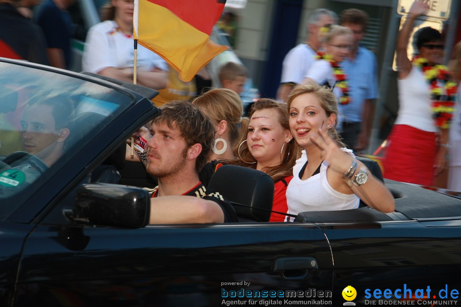 WM-2010: Deutschland-Argentinien (4:0): Singen, 03.07.2010