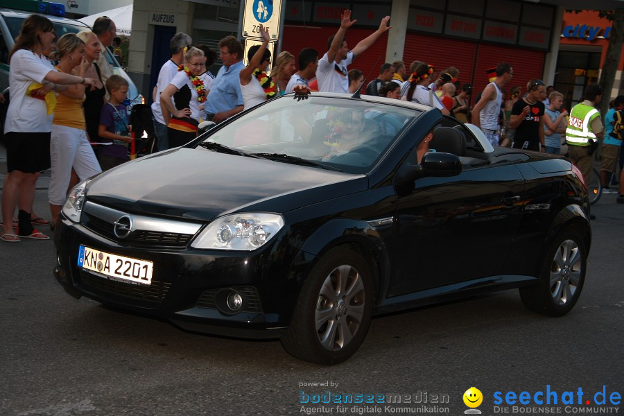 WM-2010: Deutschland-Argentinien (4:0): Singen, 03.07.2010