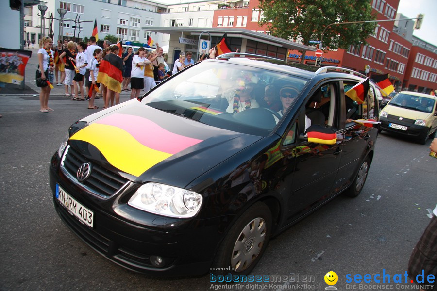 WM-2010: Deutschland-Argentinien (4:0): Singen, 03.07.2010