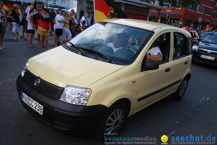 WM-2010: Deutschland-Argentinien (4:0): Singen, 03.07.2010