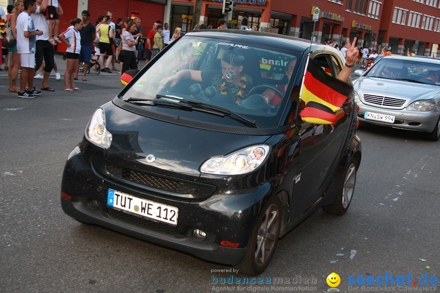 WM-2010: Deutschland-Argentinien (4:0): Singen, 03.07.2010