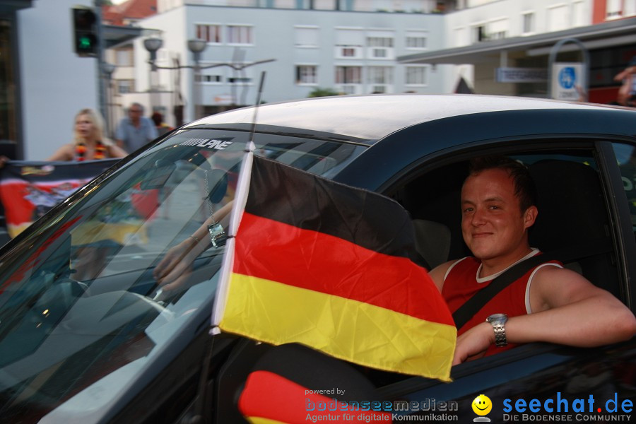 WM-2010: Deutschland-Argentinien (4:0): Singen, 03.07.2010