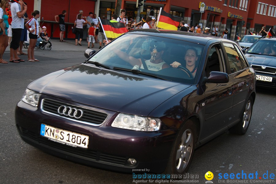 WM-2010: Deutschland-Argentinien (4:0): Singen, 03.07.2010