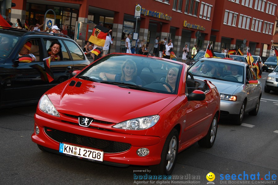 WM-2010: Deutschland-Argentinien (4:0): Singen, 03.07.2010