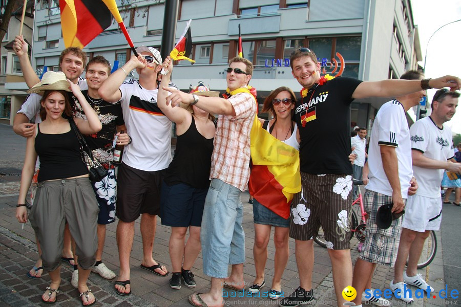 WM-2010: Deutschland-Argentinien (4:0): Singen, 03.07.2010