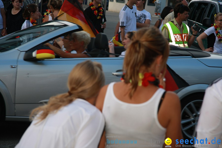 WM-2010: Deutschland-Argentinien (4:0): Singen, 03.07.2010