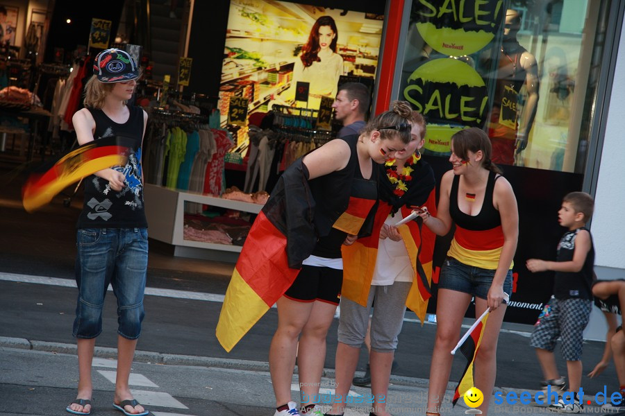 WM-2010: Deutschland-Argentinien (4:0): Singen, 03.07.2010