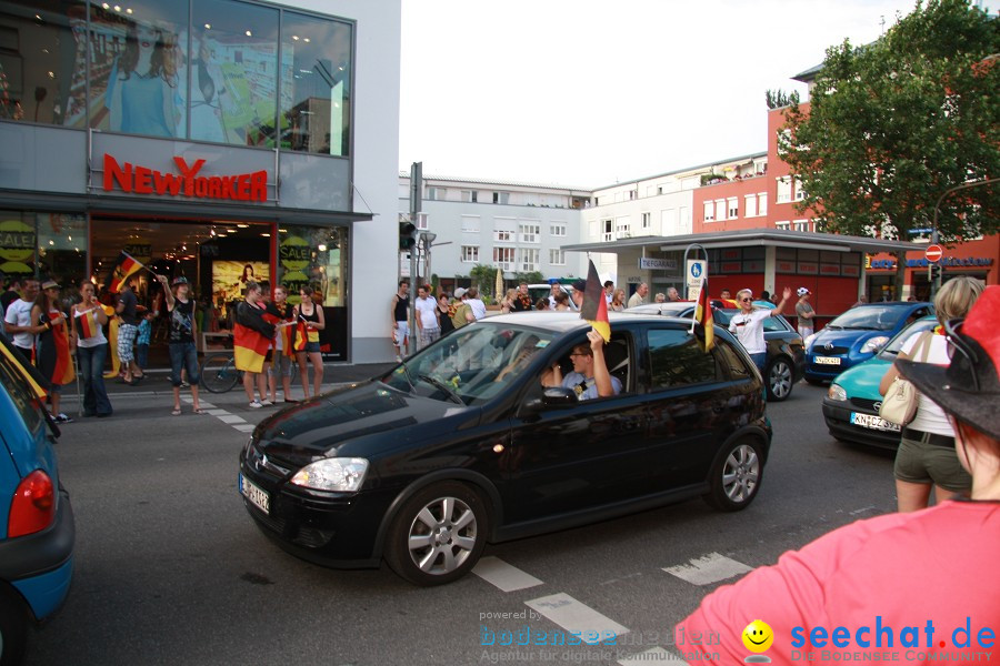 WM-2010: Deutschland-Argentinien (4:0): Singen, 03.07.2010