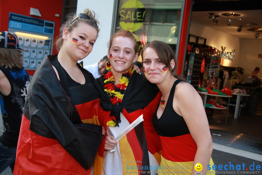 WM-2010: Deutschland-Argentinien (4:0): Singen, 03.07.2010