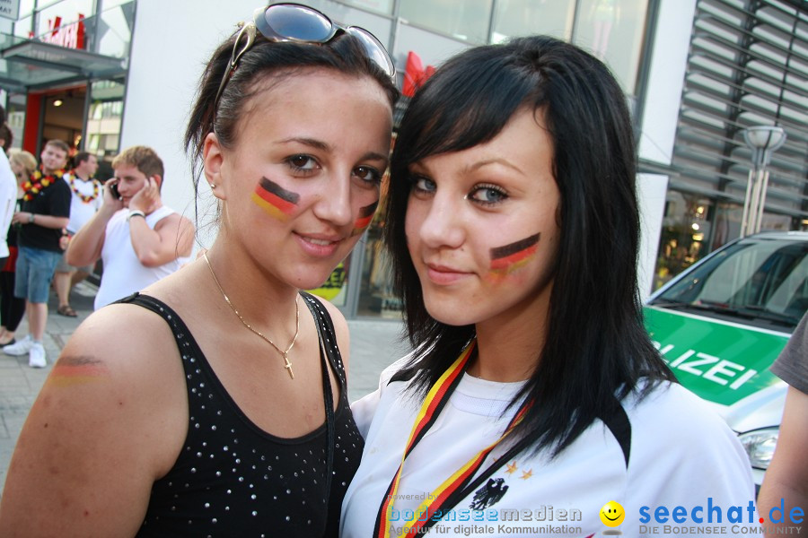 WM-2010: Deutschland-Argentinien (4:0): Singen, 03.07.2010