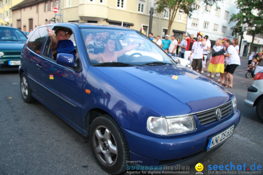 WM-2010: Deutschland-Argentinien (4:0): Singen, 03.07.2010