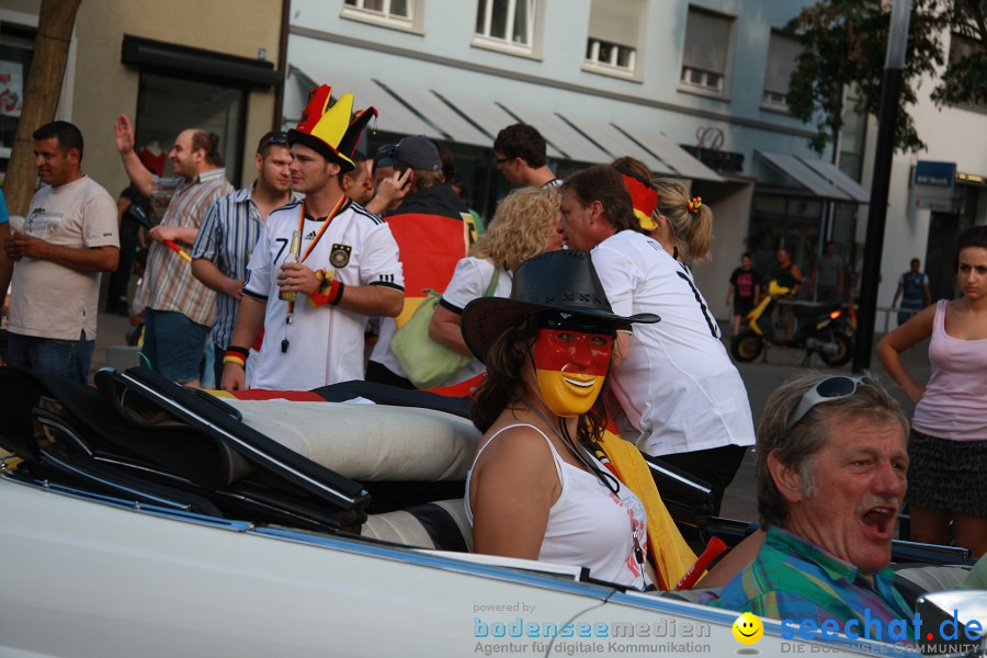 WM-2010: Deutschland-Argentinien (4:0): Singen, 03.07.2010