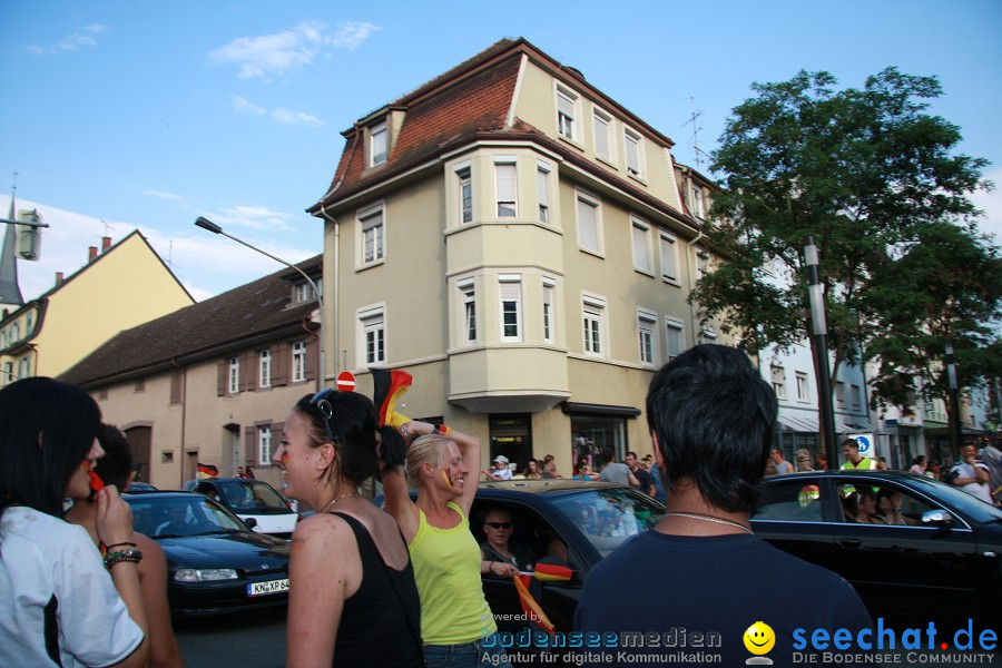 WM-2010: Deutschland-Argentinien (4:0): Singen, 03.07.2010