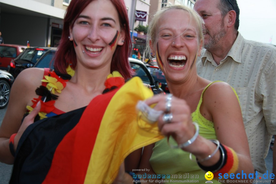 WM-2010: Deutschland-Argentinien (4:0): Singen, 03.07.2010