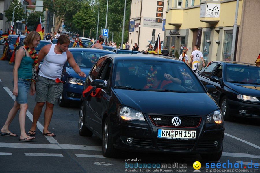 WM-2010: Deutschland-Argentinien (4:0): Singen, 03.07.2010