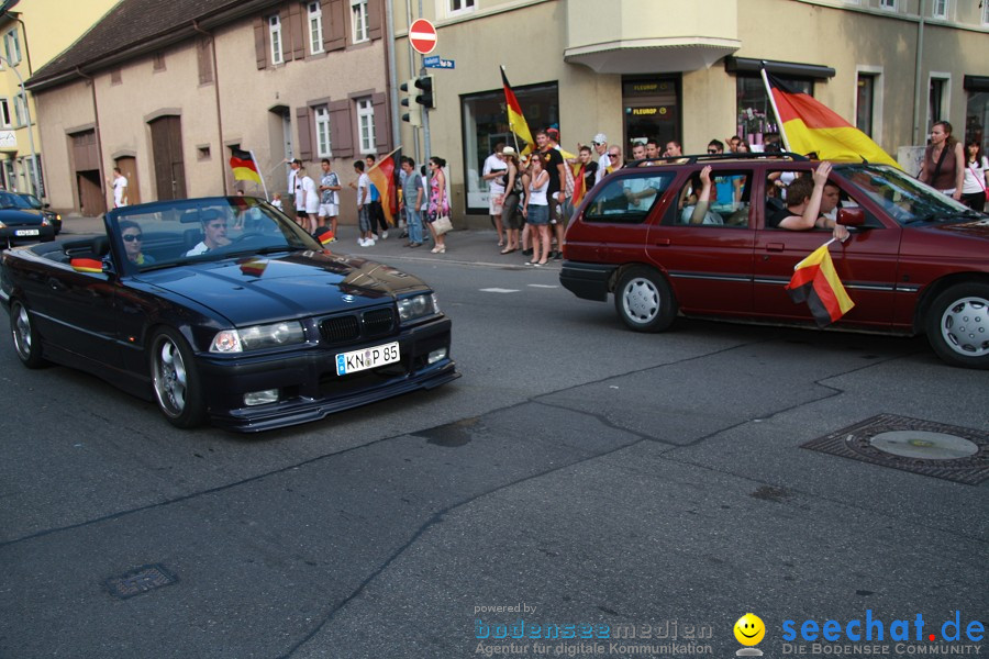 WM-2010: Deutschland-Argentinien (4:0): Singen, 03.07.2010