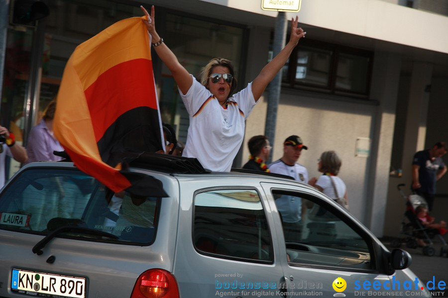 WM-2010: Deutschland-Argentinien (4:0): Singen, 03.07.2010