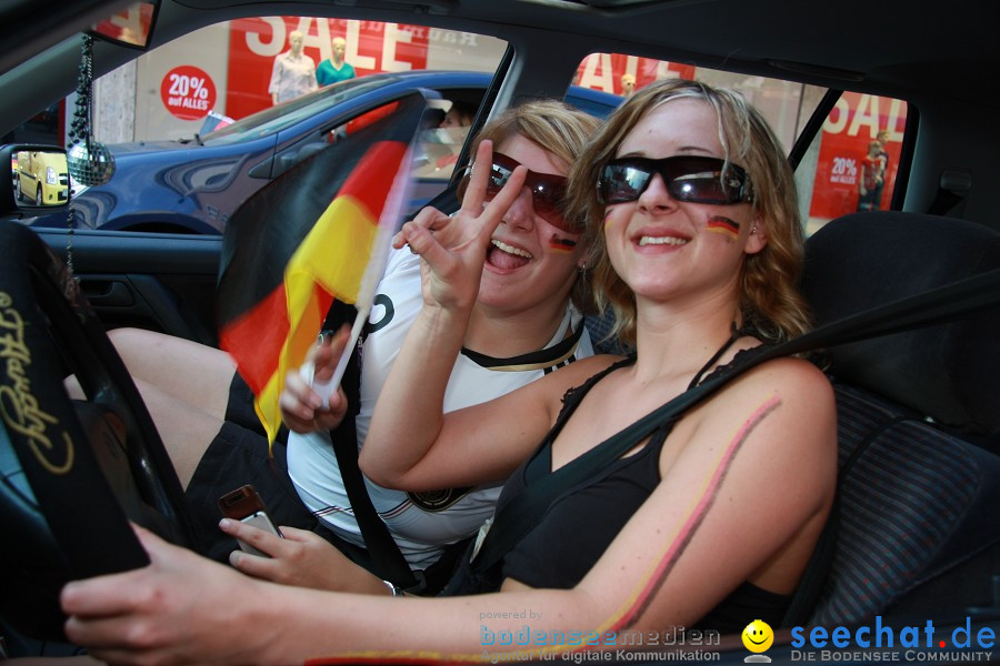 WM-2010: Deutschland-Argentinien (4:0): Singen, 03.07.2010