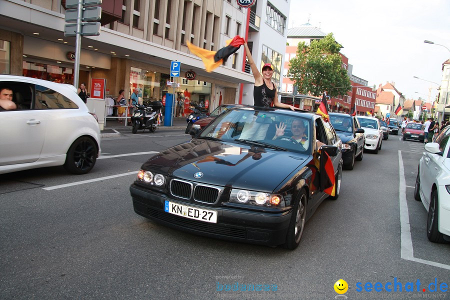 WM-2010: Deutschland-Argentinien (4:0): Singen, 03.07.2010