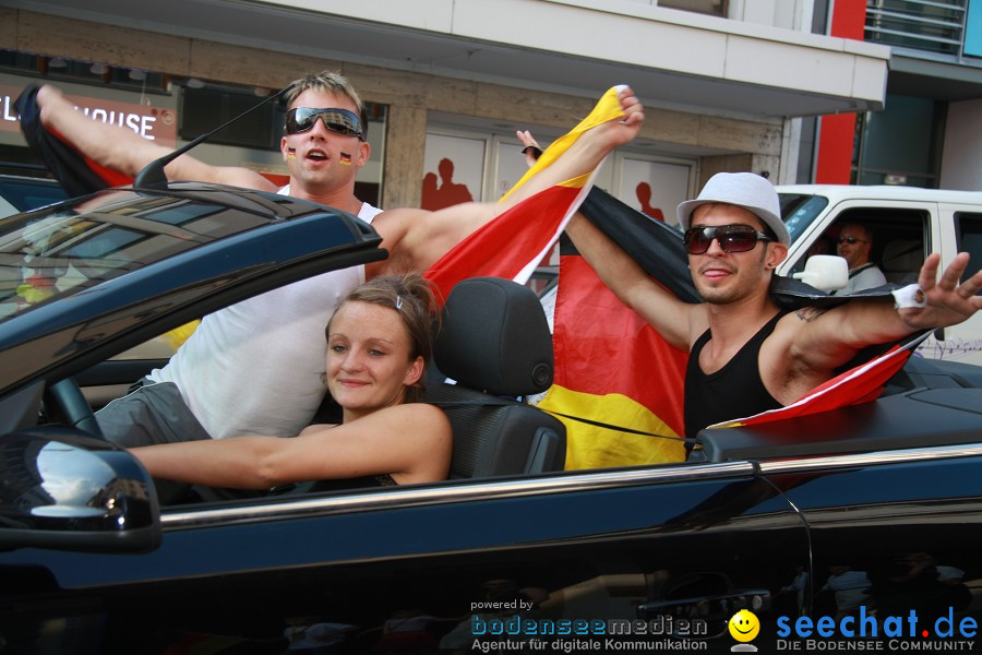 WM-2010: Deutschland-Argentinien (4:0): Singen, 03.07.2010