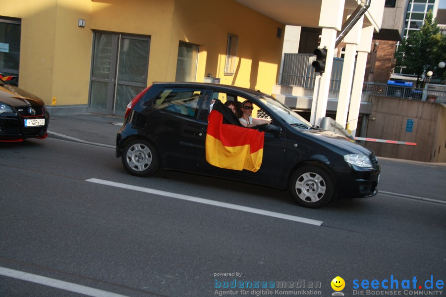 WM-2010: Deutschland-Argentinien (4:0): Singen, 03.07.2010