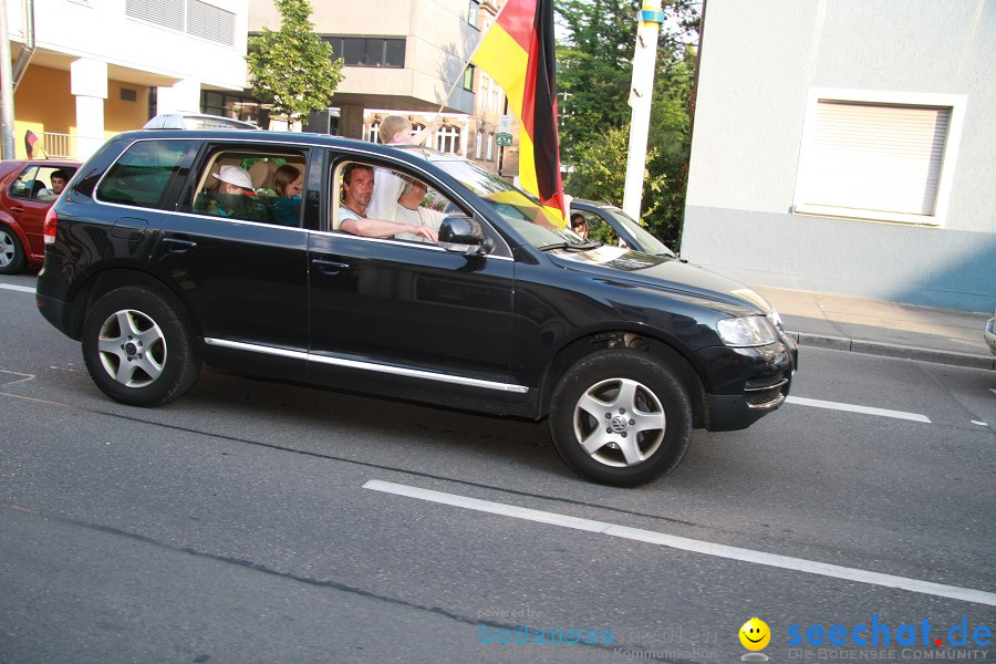 WM-2010: Deutschland-Argentinien (4:0): Singen, 03.07.2010