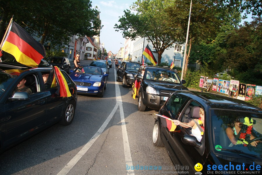 WM-2010: Deutschland-Argentinien (4:0): Singen, 03.07.2010