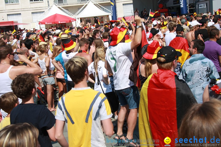 WM-2010: Deutschland-Argentinien (4:0): Singen, 03.07.2010