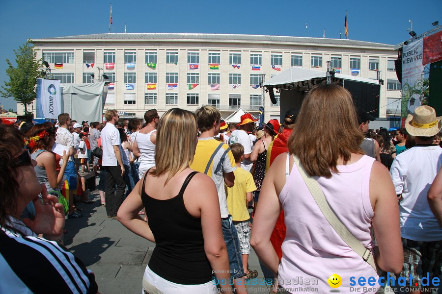 WM-2010: Deutschland-Argentinien (4:0): Singen, 03.07.2010