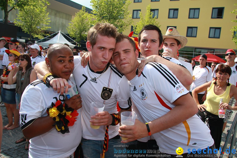 WM-2010: Deutschland-Argentinien (4:0): Singen, 03.07.2010