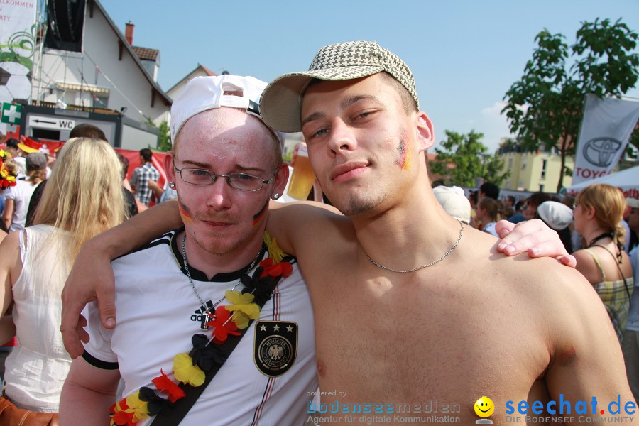 WM-2010: Deutschland-Argentinien (4:0): Singen, 03.07.2010