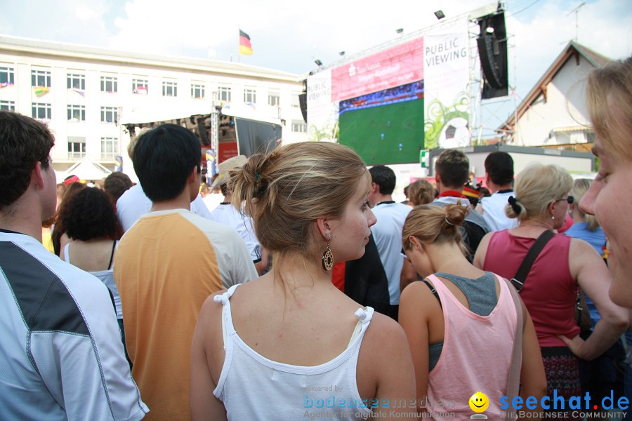 WM-2010: Deutschland-Argentinien (4:0): Singen, 03.07.2010