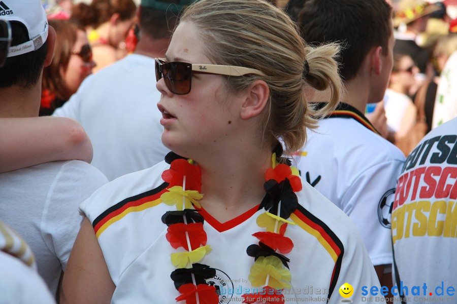 WM-2010: Deutschland-Argentinien (4:0): Singen, 03.07.2010