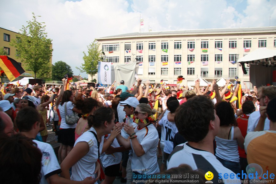 WM-2010: Deutschland-Argentinien (4:0): Singen, 03.07.2010