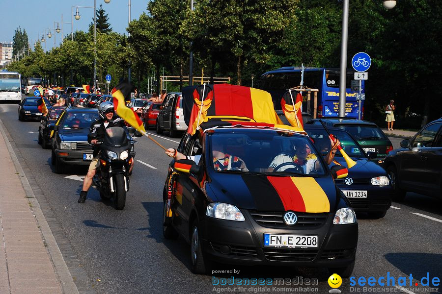 WM-2010: Deutschland-Argentinien (4:0): Friedrichshafen am Bodensee, 03.07.