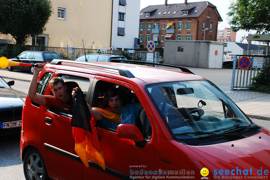 WM-2010: Deutschland-Argentinien (4:0): Friedrichshafen am Bodensee, 03.07.