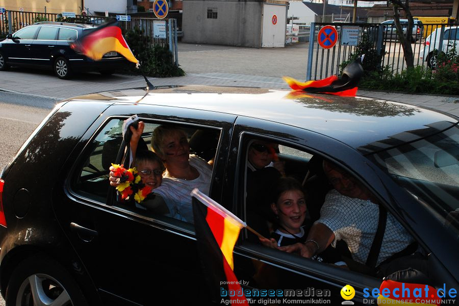 WM-2010: Deutschland-Argentinien (4:0): Friedrichshafen am Bodensee, 03.07.