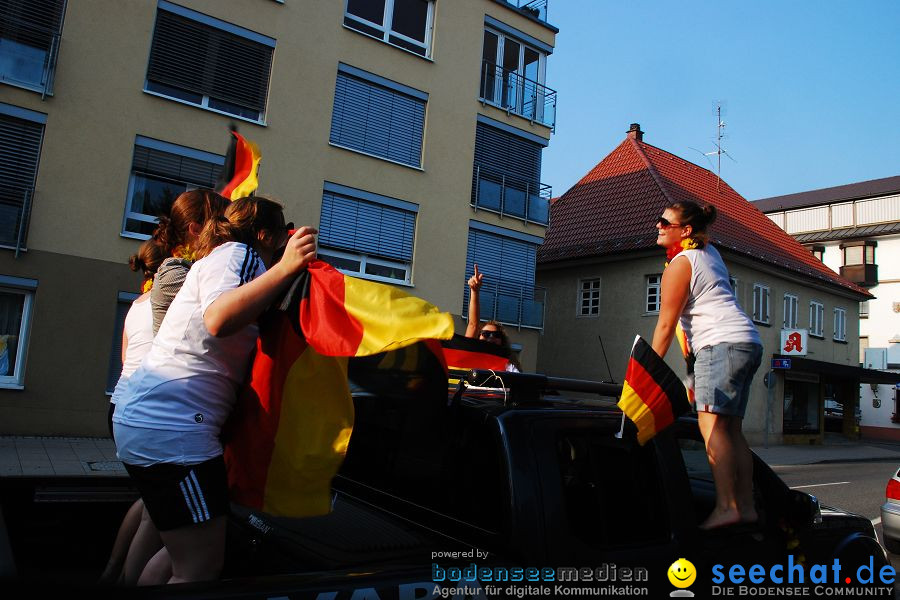 WM-2010: Deutschland-Argentinien (4:0): Friedrichshafen am Bodensee, 03.07.